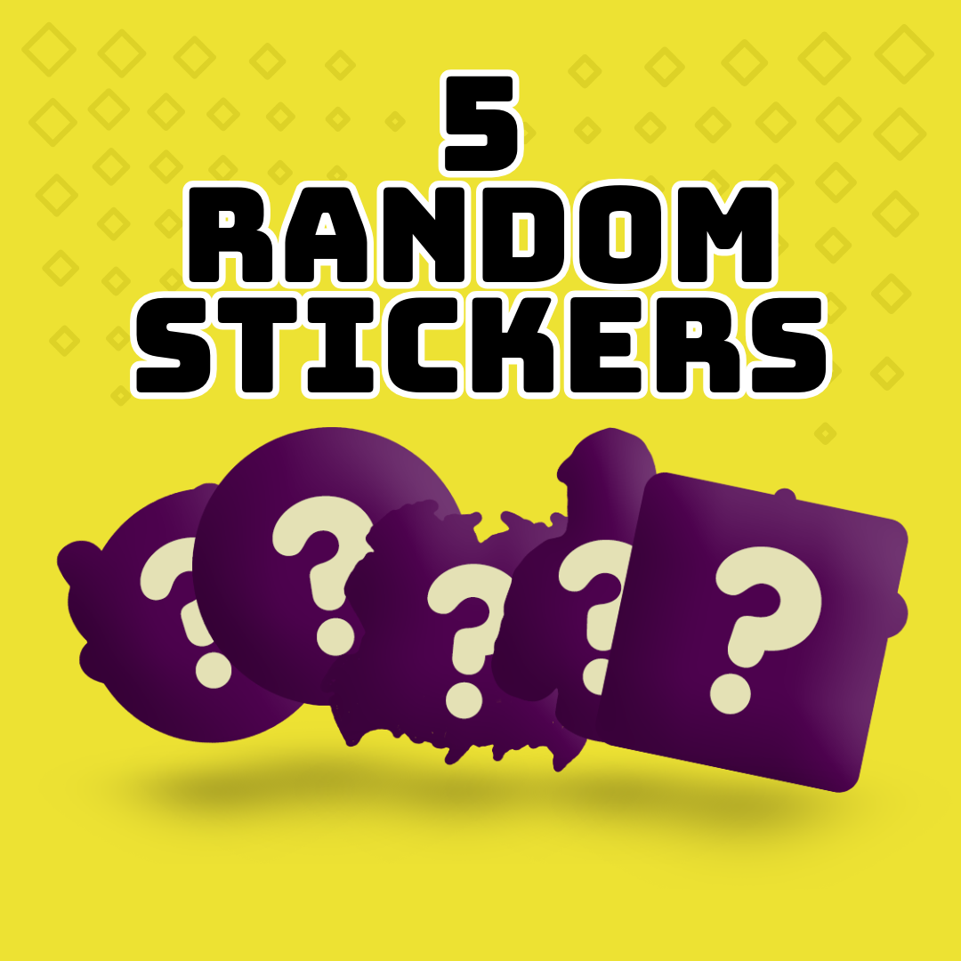 Sticker Bomb 5-pack - 3 Inch Vinyl Stickers GUARANTEED HOLOGRAPHIC