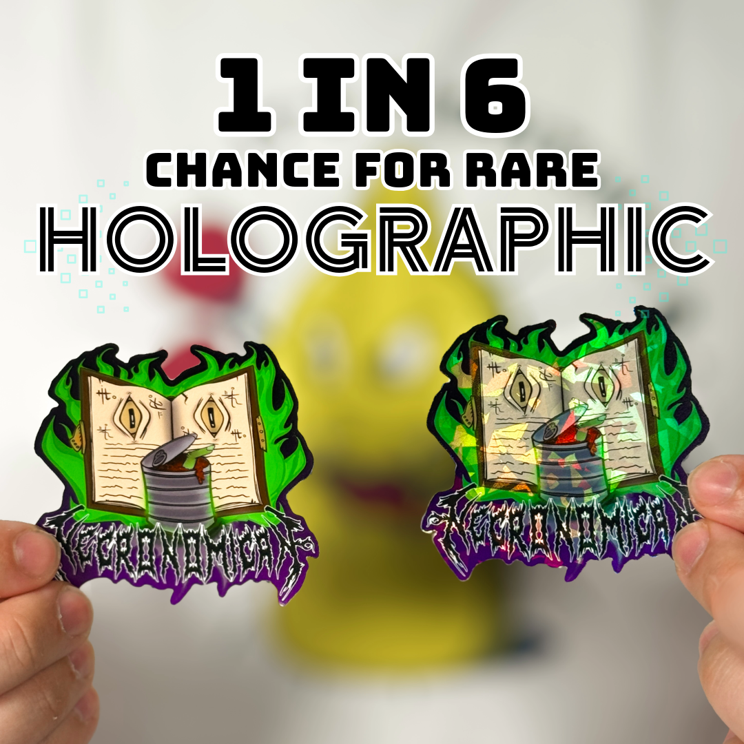 3 Inch Vinyl Sticker - 1 in 6 Chance For Holographic