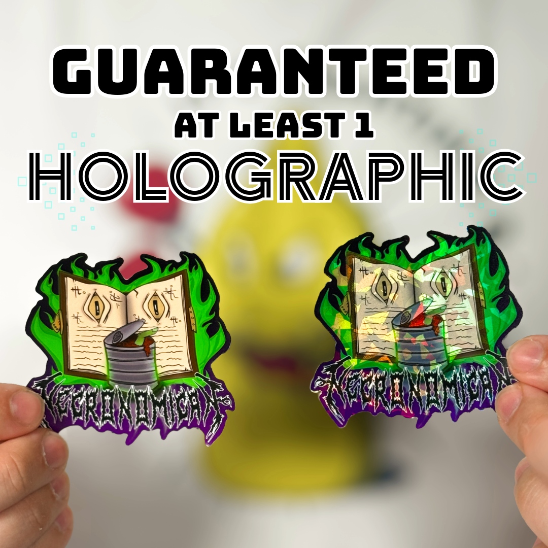 Sticker Bomb 5-pack - 3 Inch Vinyl Stickers GUARANTEED HOLOGRAPHIC