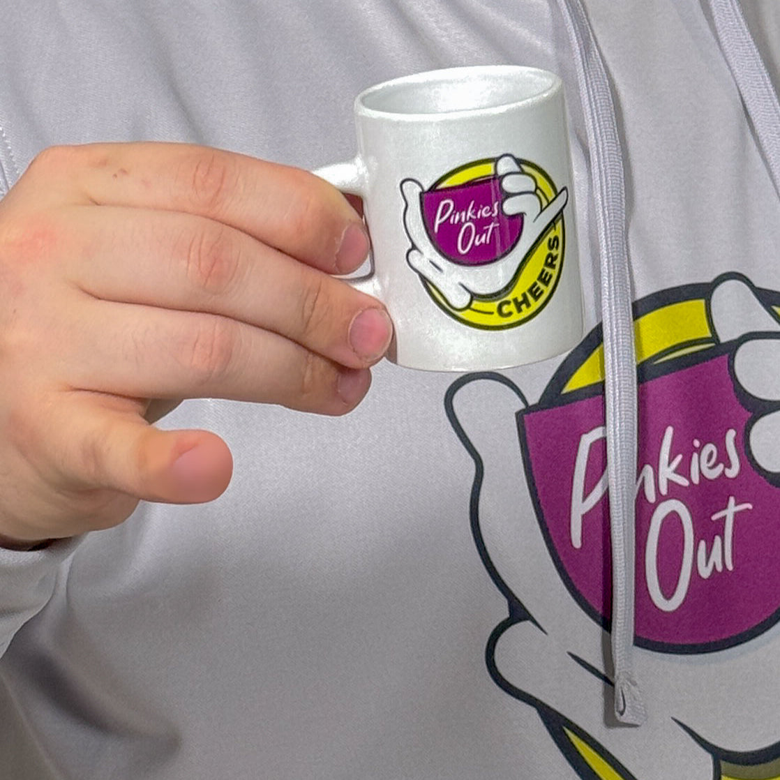 2pc - Pinkies Out Espresso Mug
