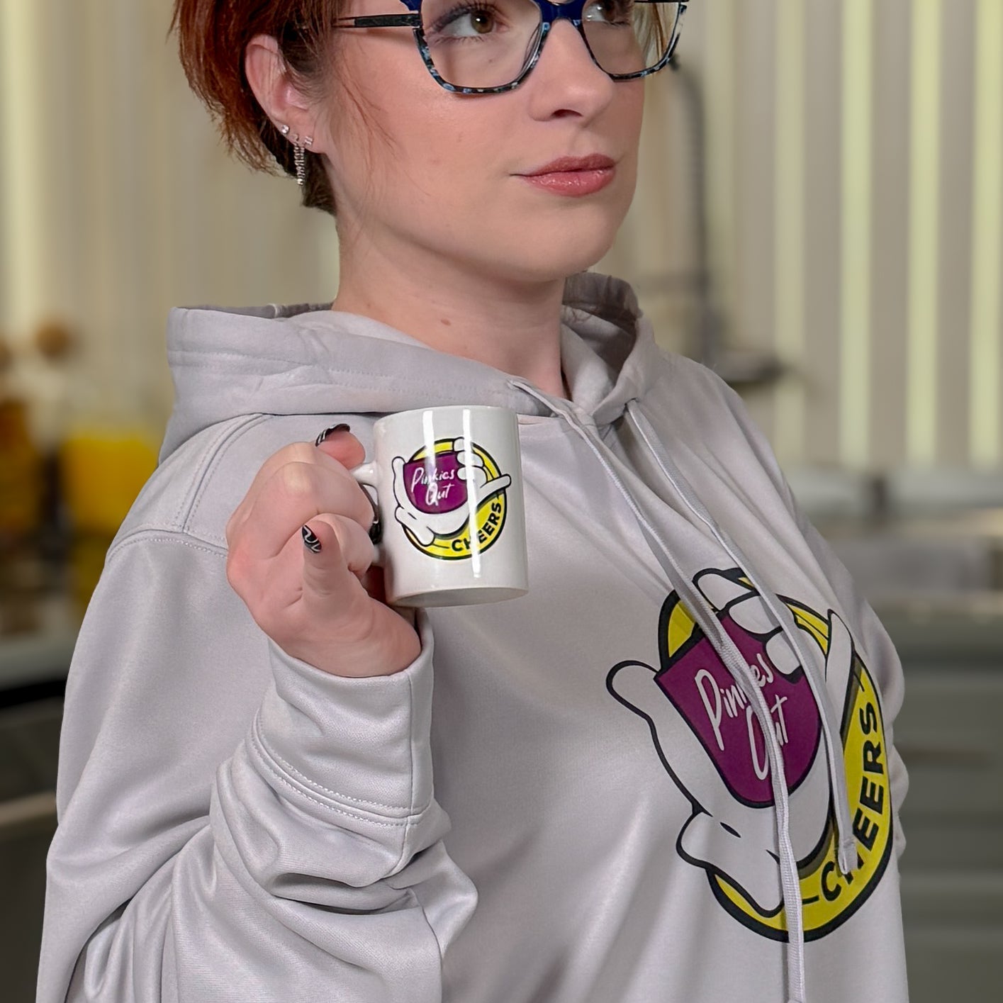2pc - Pinkies Out Espresso Mug