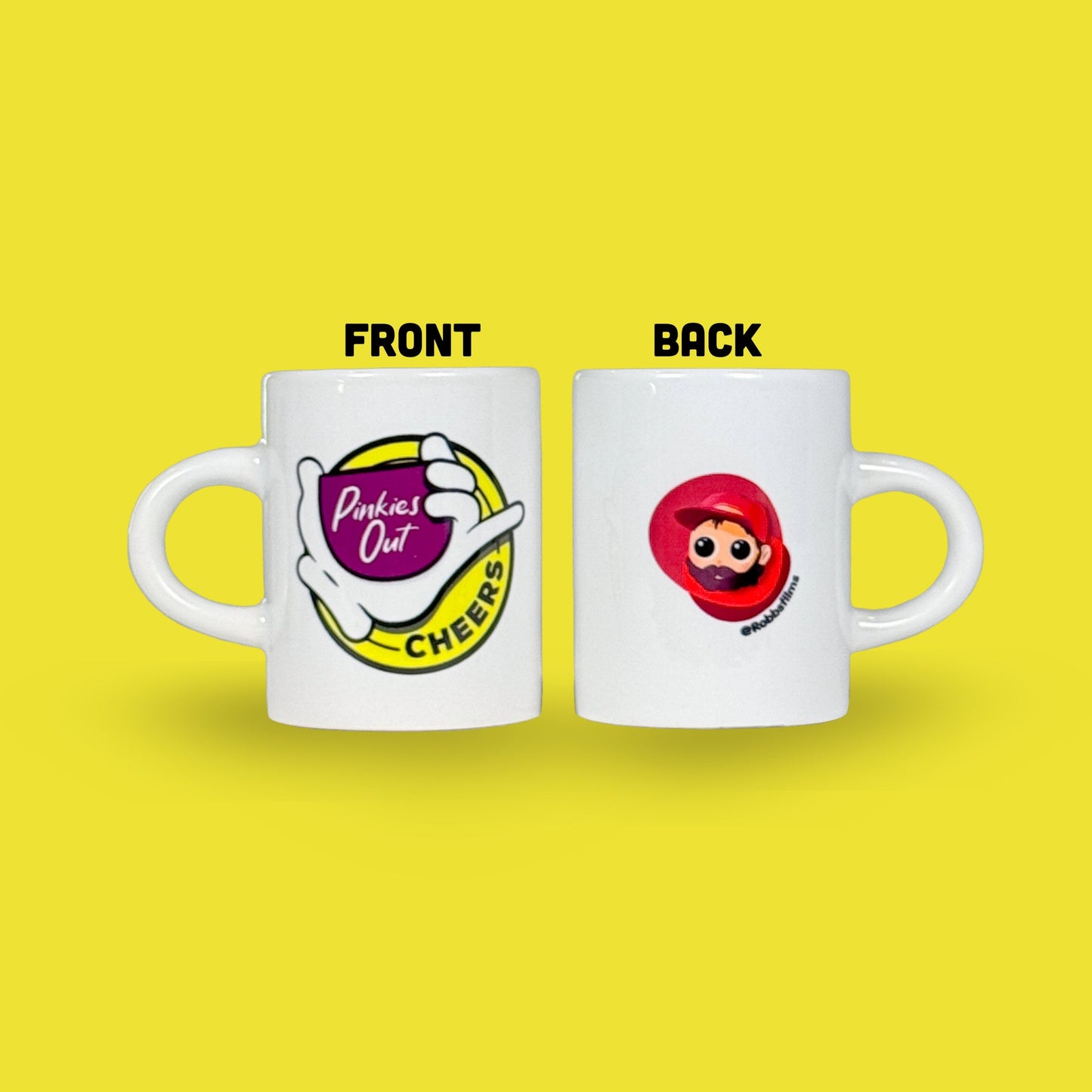 2pc - Pinkies Out Espresso Mug