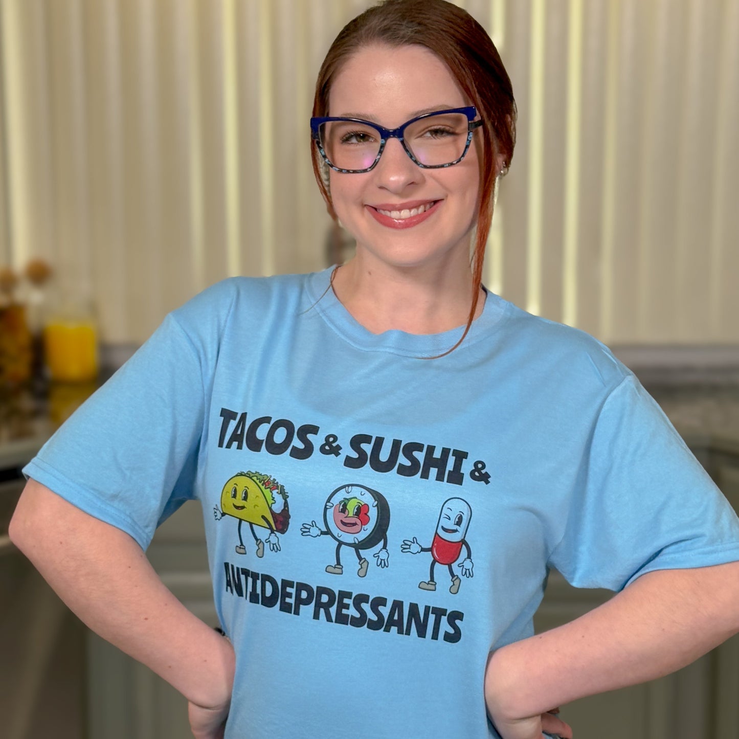 Tacos And Sushi And Antidepressants T-Shirt