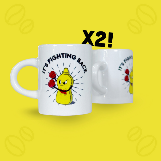 2pc - Its Fighting Back Espresso Mug