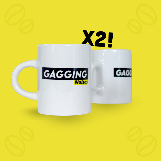 2pc - Gagging Noises Espresso Mug